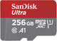 Karta pamięci SanDisk Ultra microSDXC 256GB Class 10 UHS-I U1 A1 + adapter SD (SDSQUAC-256G-GN6FA) - obraz 2