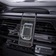 Автотримач для телефона HOCO CA74 Universe air outlet magnetic car holder Black+Silver (6931474733924) - изображение 5