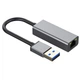 Гигабитный сетевой адаптер USB 3.0 - Ethernet Rj45 LAN 1 Гбит/с METAL Grey (487380) - изображение 2