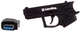 Флеш-память USB ColorWay Pistol 64GB USB 3.0 Black (CWUSBPL64) - изображение 2