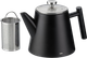 Czajnik Kela Modena z zaparzaczem czarny matowy 1 l (4025457113574) - obraz 1