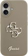 Панель Guess Silicone Big 4G Script для Apple iPhone 17 Bronze (3666339522391) - зображення 3