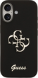 Панель Guess Silicone Big 4G Script для Apple iPhone 17 Black (3666339522230) - зображення 3
