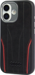 Etui plecki Audi R8 Genuine Leather MagSafe do Apple iPhone 17 Black-Red (AU-TPUPCMIP17-R8/D3-RD) - obraz 3