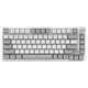 Механічна Клавіатура AJAZZ AK820 з підсвічуванням Клавіш Hot-Swap White Grey - зображення 1