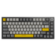 Механічна клавіатура AJAZZ AK820 Grey-Yellow RGB Підсвічування З Підтримкою HOT-SWAP Moon Yellow Switch - зображення 1