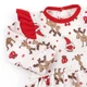 Боди Dexter`s-платье для девочки с крылышками и повязкой с оленями christmas reindeer 74 см белый - изображение 2