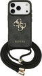 Панель Guess 4G Big Logo Cord Stap Crossbody для Apple iPhone 17 Pro Black (3666339526757) - зображення 1