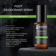 Спрей-дезодорант для ног Barbers Palermo Foot Deodorant-Spray Bergamot & Rosemary 100 мл (4823109412606) - изображение 4