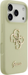 Панель Guess Silicone Big 4G Script для Apple iPhone 17 Pro Max Khaki (3666339522582) - зображення 4