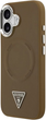 Панель Guess Triangle Logo MagSafe для Apple iPhone 17 Brown (3666339515515) - зображення 2