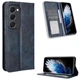 Чехол-книжка Deexe Retro Style для TECNO Spark 40 Pro Plus - Blue - изображение 2