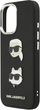 Панель Karl Lagerfeld FW Grained Karl & Choupette Heads Pins do Apple iPhone 17 Black (3666339494650) - зображення 6