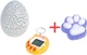 Игрушка UFT электронный питомец Тамагочи в Яйце Динозавра Eggshell Game White (EggWhite) (4820176250278) - изображение 2