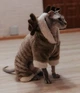 Костюм для котов (кошек) флисовый Новогодний Олень M Коричневый - изображение 5