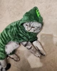 Костюм для котов (кошек) флисовый Дракон S Зеленый - изображение 9