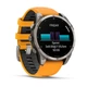 Смарт-часы Garmin Fenix 8 47mm AMOLED Sapphire Graphite DLC Titanium with Spark Orange Silicone (010-02904-19) - изображение 2