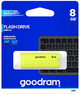 Flash Drive Goodram USB 8GB UME2 (UME2-0080Y0R11) Yellow - изображение 5