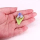 Брошь-значок женская BROCHE бижутерия Цветы Ирис синяя BRGV113855 - изображение 3