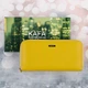 Гаманець жіночий шкіряний на блискавці KAFA з блокуванням rfid-сигналів жовтий (BC74) - зображення 8