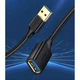 Дата кабель USB 3.0 AM/AF 3.0m US129 Black Ugreen (30127) - зображення 5