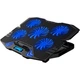 Подставка для ноутбука IceCoorel 10-15", 1*125mm 1400 RPM + 4*70mm 2500 RPM, 2*USB, 365x297x30mm, Blue (K5Bl) - изображение 1