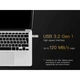 USB флеш накопитель Acer 32GB UF300 Silver USB 3.2 (BL.9BWWA.517) - изображение 7