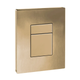 Панель змиву пластикова Koer KT-0607-12 157x198x3mm, кнопка квадратна (колір матове золото) (KR5715) ( 26141 ) - зображення 1