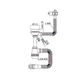 Сифон для кухни Mixxus SK-05-WH 3 1/2"x40 с пластиковой сеткой, отводом для стиральной машины, г - изображение 2