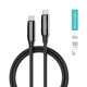 Дата USB-C кабель USB-C 2.0m (PVC+Aluminum Alloy) (PD Fast Charging 240W) 5А black ColorWay - зображення 2