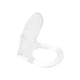 Сидіння-кришка для унітазу Koer AC-0101-SEAT COVER 450х390х80mm дюропласт з мікроліфтом (KR5617) - зображення 3