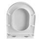 Сидіння-кришка для унітазу Koer AC-0101-SEAT COVER 450х390х80mm дюропласт з мікроліфтом (KR5617) - зображення 7