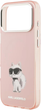 Etui Karl Lagerfeld IML Aquarelle Choupette MagSafe do Apple iPhone 17 Pro Max Pink (3666339531041) - obraz 6
