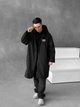Дождевик Черный Мужской Однотонная Куртка С Принтом Vet L-XL (369503) - изображение 4