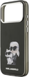 Панель Karl Lagerfeld IML Aquarelle Karl & Choupette MagSafe do Apple iPhone 17 Pro Max Black (3666339531201) - зображення 5