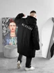 Дождевик Черный Однотонная Куртка С Принтом Blessed L-XL (369379) - изображение 1