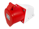 Розетка силовая стационарная Lemanso LM2038 32А 5п (3п+е+н) 380-415V IP44 LEE-125L Красная - изображение 2