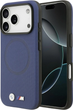 Панель BMW M FW Metal Logo MagSafe для Apple iPhone 17 Pro Max Navy Blue (BMHMP17X25PFWSMB) - зображення 1