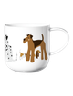 Чашка порцелянова Asa Selection Coppa Cats & Dogs 400 мл 19444014 - зображення 1