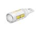 Світлодіодна автолампа з лінзою T10 W5W 24В SMD5630-10led білий - зображення 1
