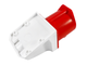 Розетка силовая стационарная Lemanso LM2013 32А 4п (3п+н) 380-415V IP44 LEE-124 Красная - изображение 4