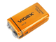 Батарейка солевая Videx 6F22 9V Крона shrink 1 шт - изображение 2