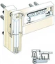 Петля дверная FAPIM Florence 105 18-23 мм Коричневая (7680I коричневая) - изображение 13