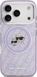 Панель Karl Lagerfeld IML Glitter Karl & Choupette Heads MagSafe do Apple iPhone 17 Pro Max Purple-Transparent (3666339498924) - зображення 3