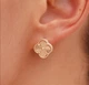 Сережкі золоті "Квітка" 585 проби 4160 - изображение 3
