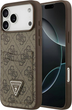 Панель Guess 4G Double Card Triangle для iPhone 17 Pro Max Brown (3666339552619) - зображення 1