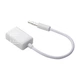 AUX переходник для автомобильных магнитол Ewell 4pin Jack 3.5 на USB, белый (EW796) - изображение 2