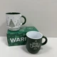 Набор керамических чашек 2 шт 320 мл h-9 см, d-8 см NY Warmly GREEN GREY Limited Edition TRSC-BH5019 - изображение 4