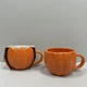 Чашка фарфоровая 350 мл h-7.5 см, d-9.5 см Limited Edition PUMPKIN PX001-K606 оранжевая - изображение 7