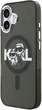 Панель Karl Lagerfeld IML Glitter Karl & Choupette Sketch MagSafe do Apple iPhone 17 Black (3666339504472) - зображення 3